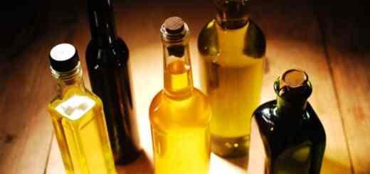 Assorted bottle of cooking oil