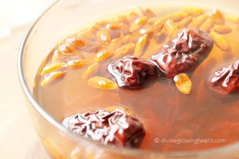 Goji Berries, Red Dates and Longan Tea
