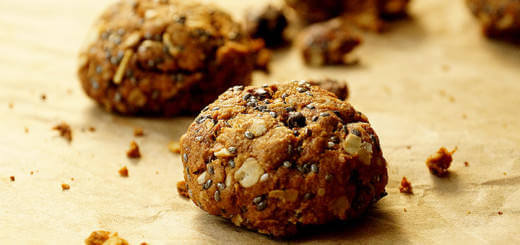 Crunchy Healthy Trail Mix Cookies