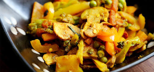 Healthy Stir Fry Vegetable Lemon Curry