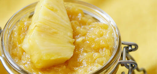 Pineapple Preserves Jam with No Added Sugar Recipe